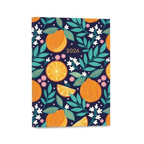 High Note 2026 Planner, 12-Month Weekly & Monthly Flexible Cover Calendar Book with Goal & Project Planning Pages, 2026, 5.75 x 7.5, Fruits