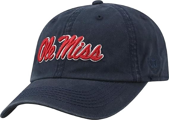 Ole Miss Collegiate Adjustable Hats