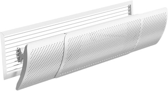 Generic Air Conditioner Deflector, Telescopic Wind Direction Baffle for Home, Bedroom, Nursery,Adjustable Air Vent Wing for AC Outlet,49cm to 86cm