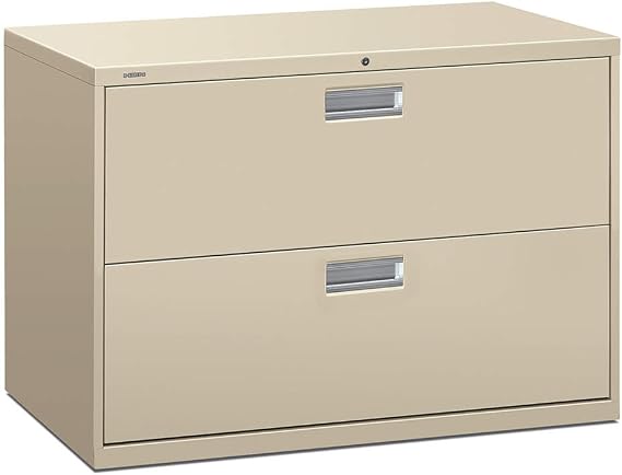 HON 692LL 600 Series 42-Inch by 19-1/4-Inch 2-Drawer Lateral File, Putty