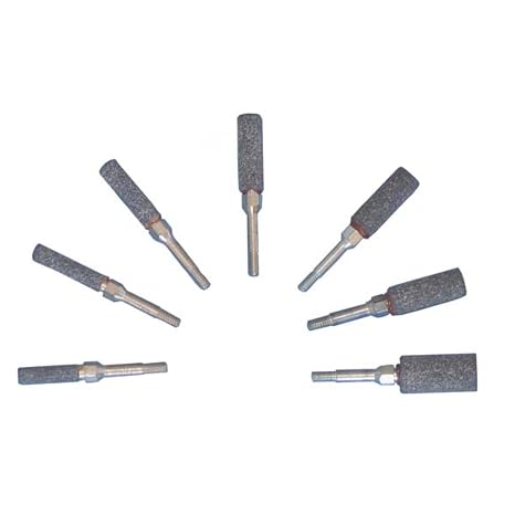 Granberg G421-3 9/32 in Blue Grit Chainsaw Sharpener Grinding Stones 3-Pack | Aluminum Oxide on a 1/8 Inch Threaded Shaft, Fits Granberg 12V Sharpeners, Match Size to Chain Pitch, Also for Hedge Trimmers