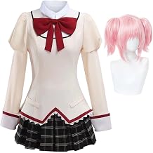 Zhongkaihua Anime Cosplay Akemi Homura/Mami Tomoe/Kaname Madoka Cosplay Costume Full Set School Uniform Outfit Halloween