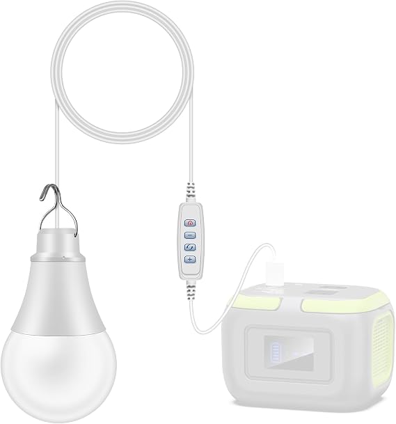 Zerokor LED Light Bulb for G120 Portable Power Station Solar Generator(Power Station Not Included)