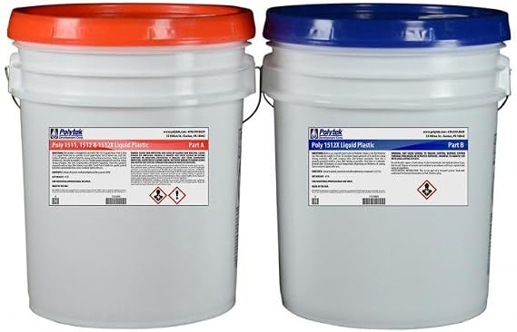 Polytek Poly 1512X Liquid Plastic (80lb Kit)