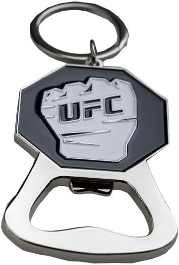 UFC UFC Unisex ufc keychain bottle opener octagon, Silver, One Size