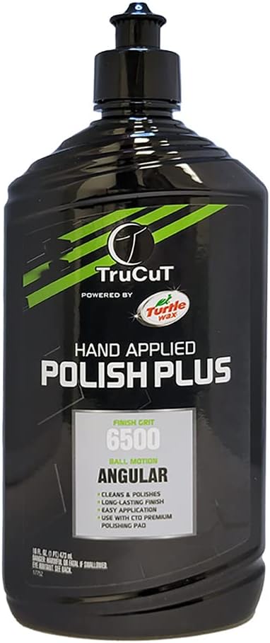 Creating the Difference TruCut Hand Applied Polish Plus Bowling Ball Polish | Powered by Turtle Wax | 6500 Finish Grit | Angular Ball Motion Cleans & Polishes