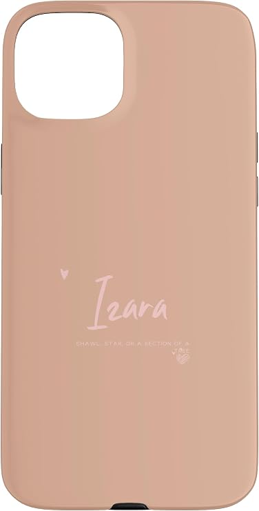 iPhone 15 Plus Izara meaning "Shawl, Star, or a Section of a Tree" Case