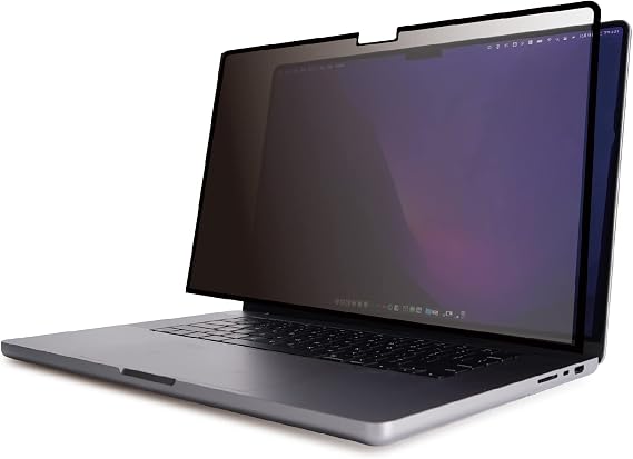 Moshi Umbra Privacy Screen Protector for MacBook Pro 16-inch (2023 2021 M2 M1), Anti-Spy, Scratch Protection, Fingerprint Resistant, Blue Light Filter, Easy-Installation