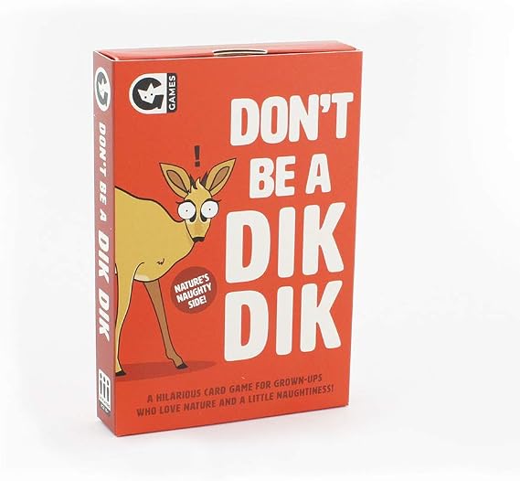 Ginger Fox Don't Be A Deer Deer Card Game | Hilarious Game Of Naughty Nature Names | Great Gift For Silly Grown Ups Aged 16+