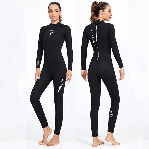 3XL Plus Size Wetsuit Women 3mm Full Stretch Scuba Diving Neoprene Surf Jump Suit Wet