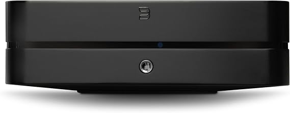 Bluesound Powernode (2025) Wireless Multi-Room High Resolution Music Streaming Amplifier 100W x 2 Stereo / 80W x 3 LCR (8 Ohms) - Black