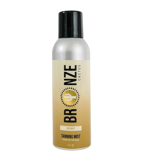 Self Tanning Mist with Applicator Mitt Vegan, Dermatologist Tested | Instant Sun-Kissed Tan | Quick Dry, Non-Sticky Formula | Paraben-Free, Suitable for All Skin Types | 7 fl oz