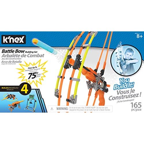 KNEX K-Force Battle Bow Build and Blast Set , Blue, for 8-15 years
