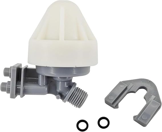Household Water Softener Nozzle and Venturis Assembly 7187065 Replacement for 7165704 WS15X10027 7238450 7214969 7253808 Water Softener Repair Parts