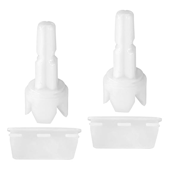 4Pcs Formula Maker Replacement Parts Compatible with Baby Brezza FRP0046 Pro Advanced | Compatible with Axle Stem & Silicone Scraper, Funnel Filter Accessory, Attach to Locking Cover