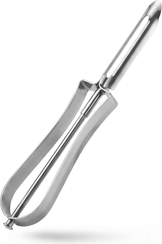 Stainless Steel Vegetable Peeler, Ergonomic Swivel Blade Potato Peeling Tool