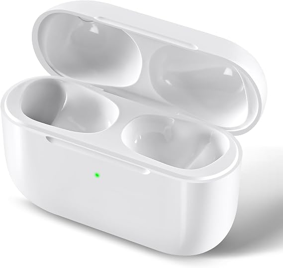 Wireless Charging Case Replacement Compatible with AirPod Pro 3,Air Pod Pro 3 Charger Case with Bluetooth Pairing Function,Type-C Charging,White