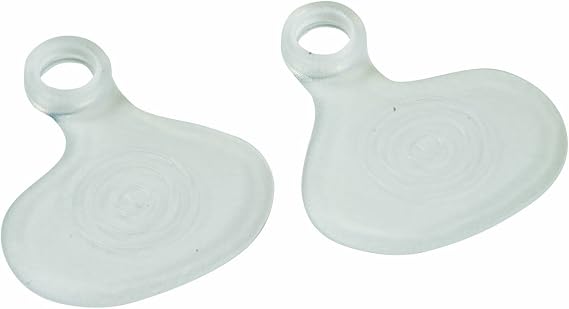 Steins 768-1113-0001 Silic Metatarsal Pad with Toe Loop, Clear, Large/extra Large