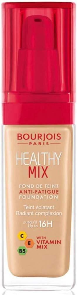 Bourjois Healthy Mix Anti-Fatigue Medium Coverage Liquid Foundation 53 Light Beige, 30ml, 29199601053