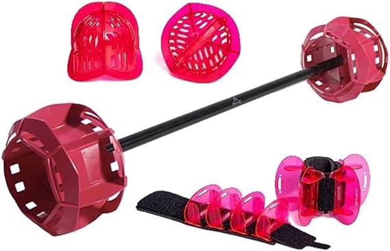 Women's Aquatic Exercise Equipment Bundle by Hydrorevolution | Aquatic Barbell | Aquatic Dumbbell | Water Resistance | Water-Based Training | Includes Ben Bruno Training Guide