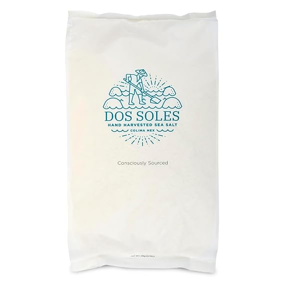 Marisal Hand-Harvested Natural Pure Sea Salt - Kosher - 22 Pound (10 KG) Food Service Size