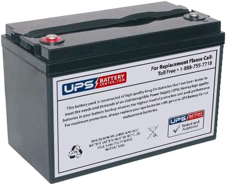 Vision 6FM100E-X 12V 100Ah Sealed Lead Acid - AGM - VRLA Replacement Battery