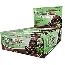 Quest Nutrition Protein Bar Mint Chocolate Chunk, 12 Count