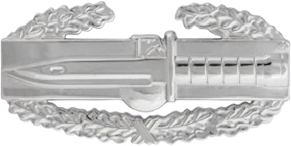 CAB COMBAT ACTION BADGE Metal Insignia - NON SUBDUED - Full Size