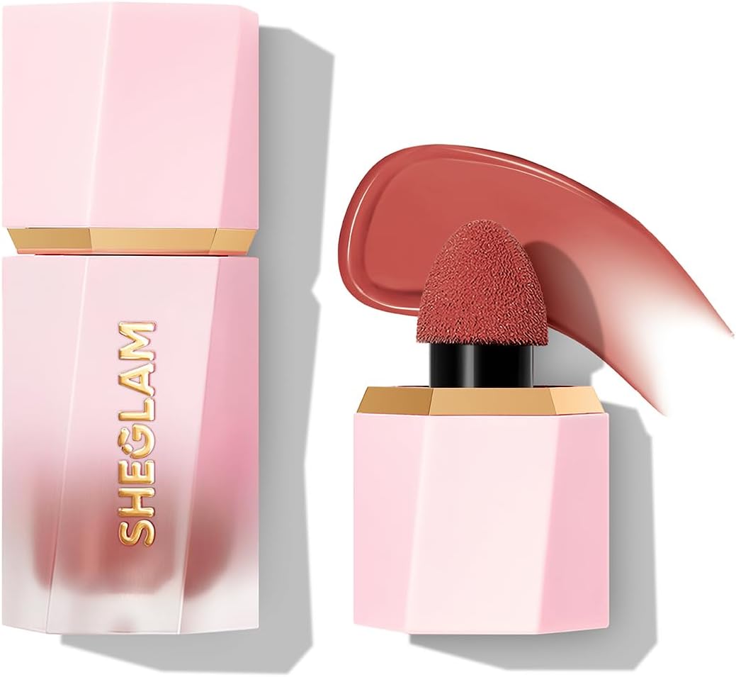 SHEGLAM Color Bloom Liquid Blush Makeup for Cheeks Matte Finish - Risky Business