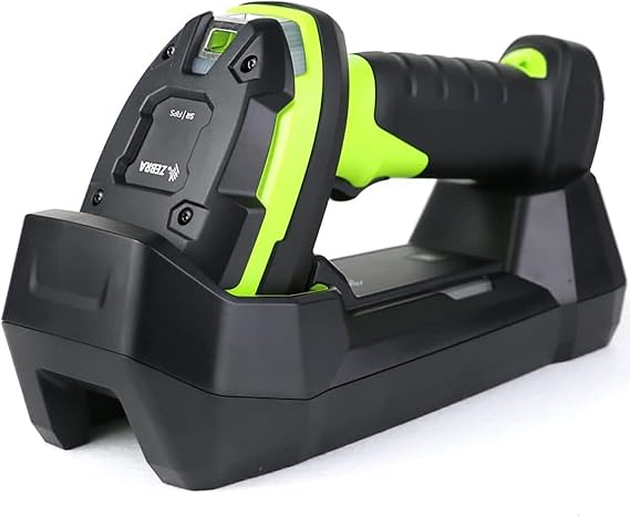 Zebra DS3678-SR Ultra-Rugged Industrial Grade Cordless Barcode Scanner Includes Cradle - Bluetooth, Serial, USB Connectivity - Handheld Standard Range 1D/2D Linear Imager Kit - JTTANDS