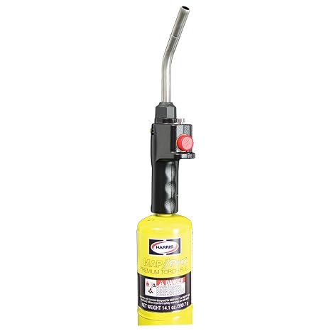 Harris HSLT604HD Heavy Duty Air-Fuel Hand Trigger Torch for MAP-Pro and Propane (Pack of 1)