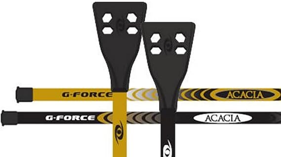 ACACIA G-Force Broomball Sticks, Black/Gold