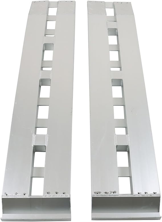 Silscvtt 2 Pcs 60 Inch x 12 Inch Aluminum Trailer Ramps