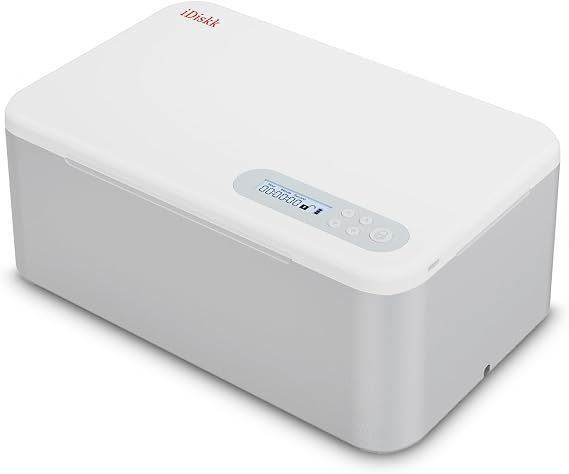iDiskk Phone Lock Box with Timer - Lockable Storage for Phones, Video Games, Snacks & Cravings, Self-Control Container