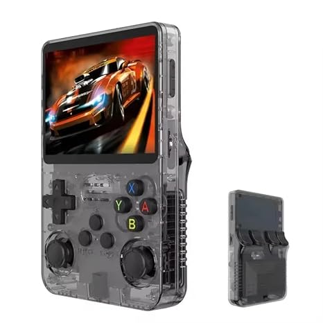 Handheld Game Console,3.5-Inch IPS Screen Retro Gaming Console,15000 Classic Games, 3500mAh,20+Mainstream Emulator,Built-in 64GB TF Card, Support HDMI and TV Output, Classic Game Play (Black)
