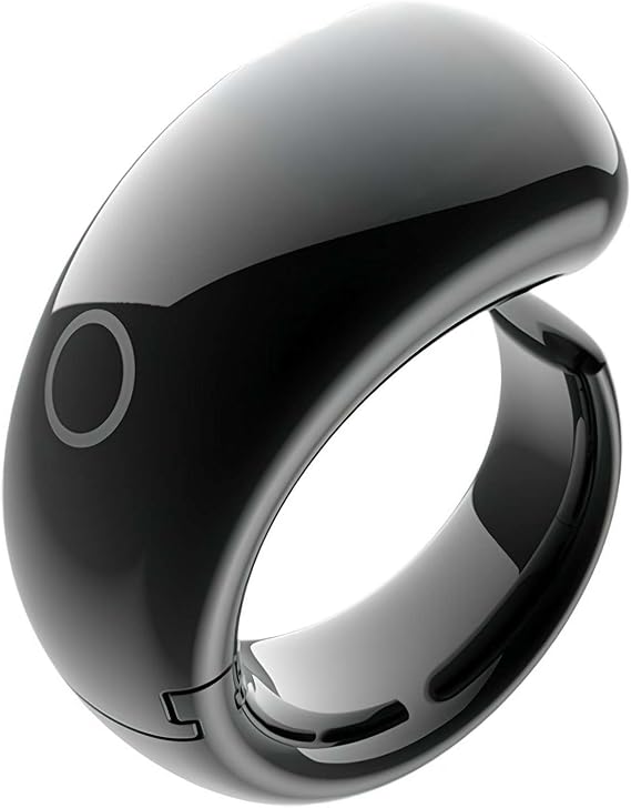 Smart Ring With Display, Adjustable Ring Finger Counter, Digital Counter Prayer Reminder Rings, Finger Counter Clicker Ring (Black 1pcs)