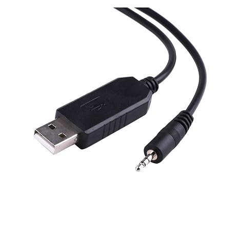 FENG GUO USB RS232 2.5MM A-dio Jack pl;/UG F/;TD/;1 Chip Serial Converter Programming Cable(TX-TipRX-RingGND-SLV)