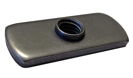 Small Parts 31NWS2 5/16"-18 Spot Weld Center Hole Tab Weld Nut Plain (Pack of 20)