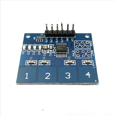 V TELESKY 5PCS 4-Way TTP224 Capacitive Touch Module Human Touch Switch Digital Touch Sensor Module