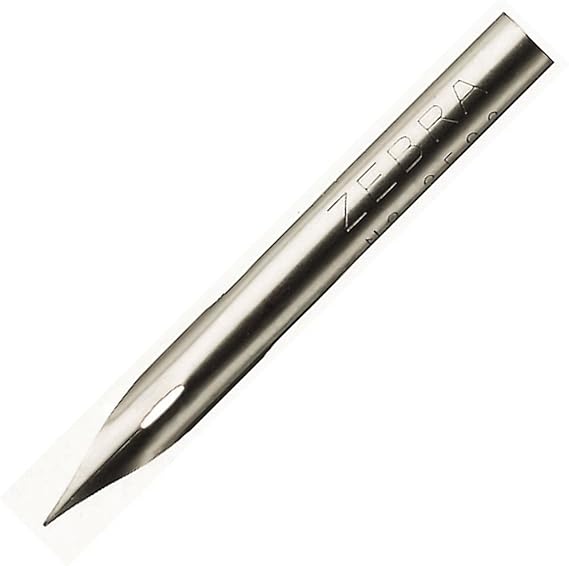 Zebra Comic Pen Nib, Mapping Pen (Maru Pen) , Pack of 10 (PM-1C-A-K)