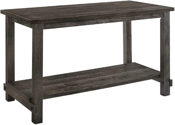 simple relax SR0273830 Dining Table, Weathered Gray
