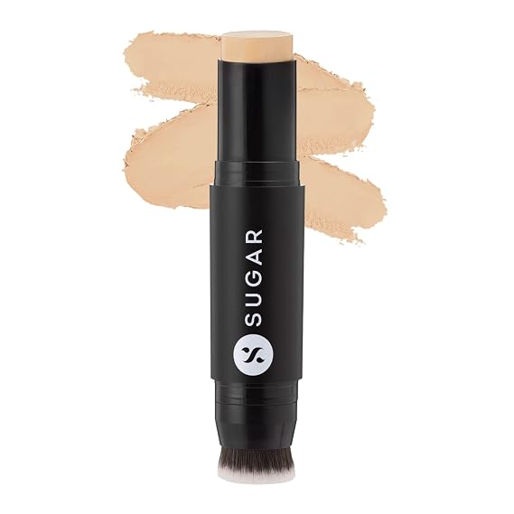 Sugar Cosmetics Ace Of Face Foundation Stick20 Galao (Light Medium, Golden Undertone) Full Coverage Waterproof Matte Finish