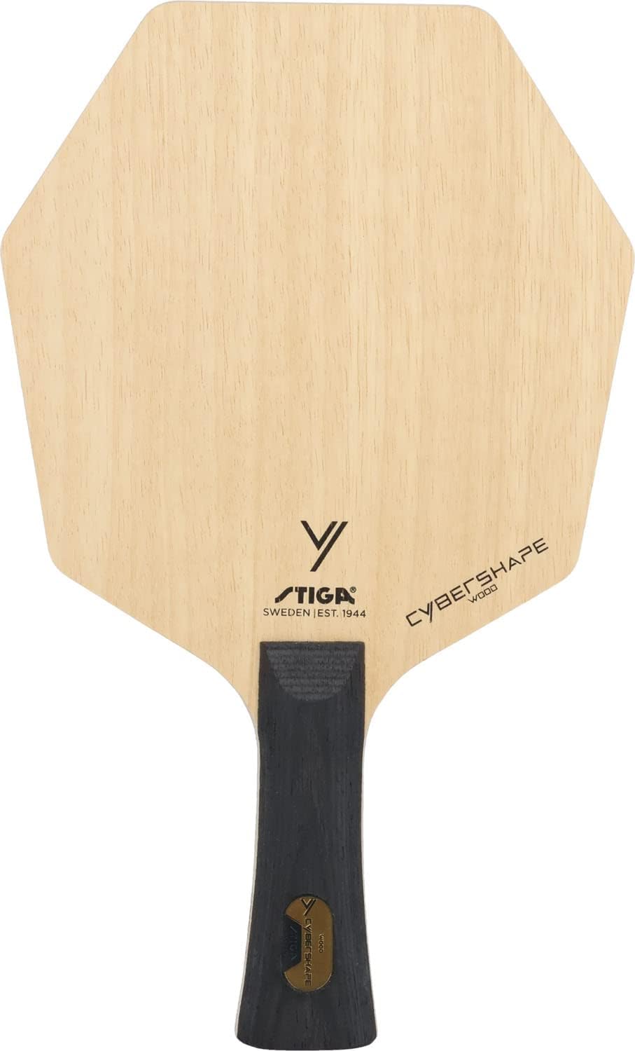 STIGA CWT 1602080265 Table Tennis Pen Holder Racket, Cyber Shape, Wood