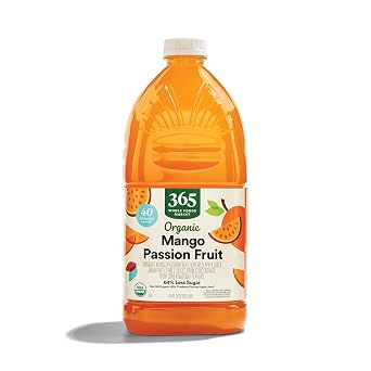 365 by Whole Foods Market, Organic Mango Passionfruit Juice, Reduced Sugar, 64 Fl Oz
