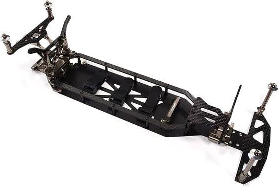 Alloy Chassis & Carbon Fiber Conversion Kit for Team Associated DR10 Drag