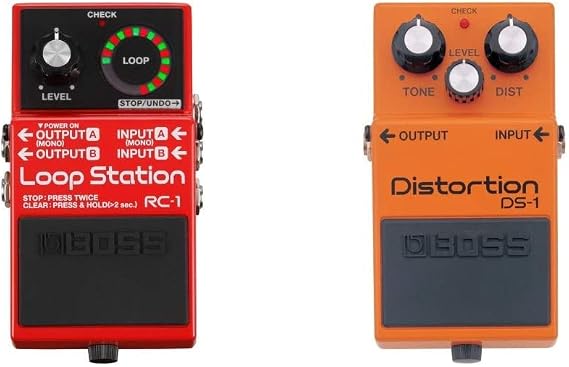 Boss RC-1 Loop Station and DS-1 Distortion Pedal Bundle