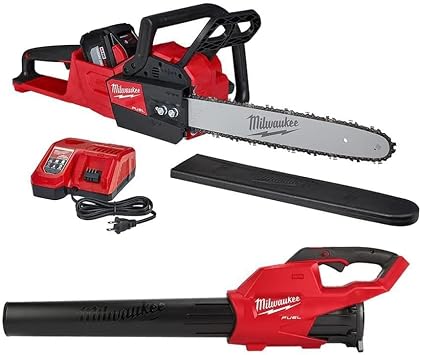 Milwaukee 2727-21HDP M18 Fuel 16 in. Chainsaw with Free Blower Kit