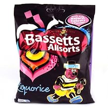 Bassetts Liquorice Allsorts 130g (12 Bags Bulk Buy)