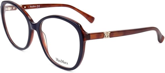 MaxMara Eyeglasses MM 5052 092 Blue/Monocolor/Red/Striped