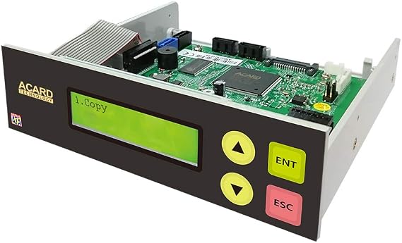 Acard 1 to 1 Controller for Blu-ray BD/DVD/CD Disc Copy Duplicator + SATA Cables | with SATA Cables